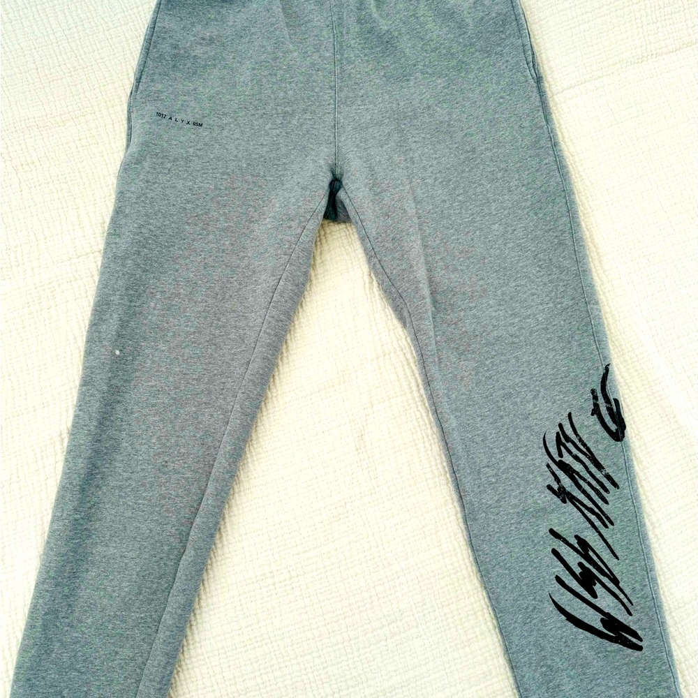 1017 ALYX9SM grey sweatpants